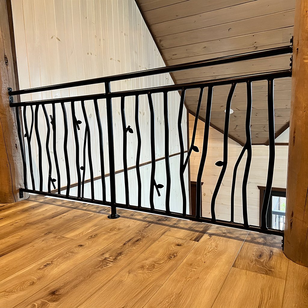 Knoxville Sculptor Marisa Mitchell's custom metal railing