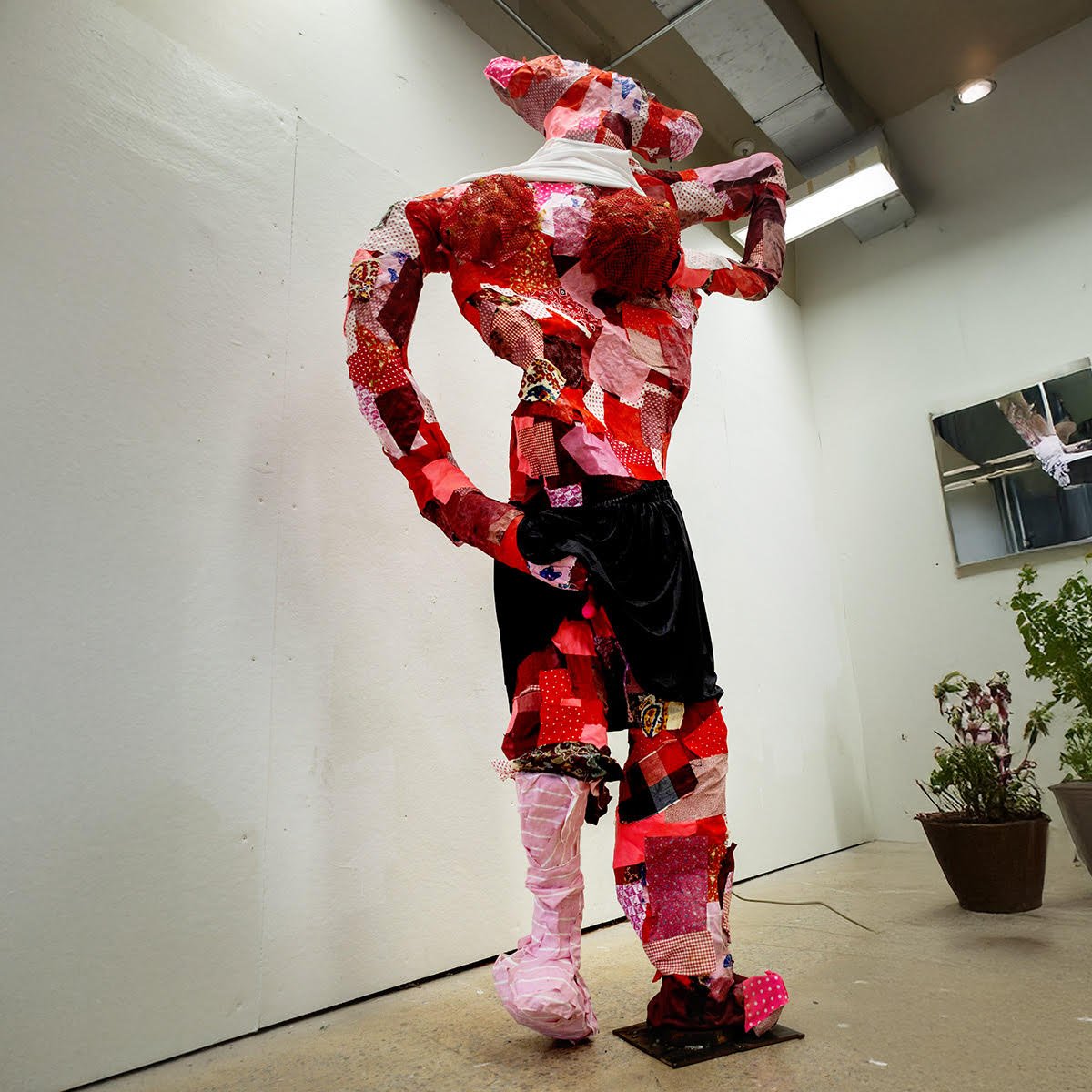 Lesser Man sculpture  by Lyndaay Skvarek