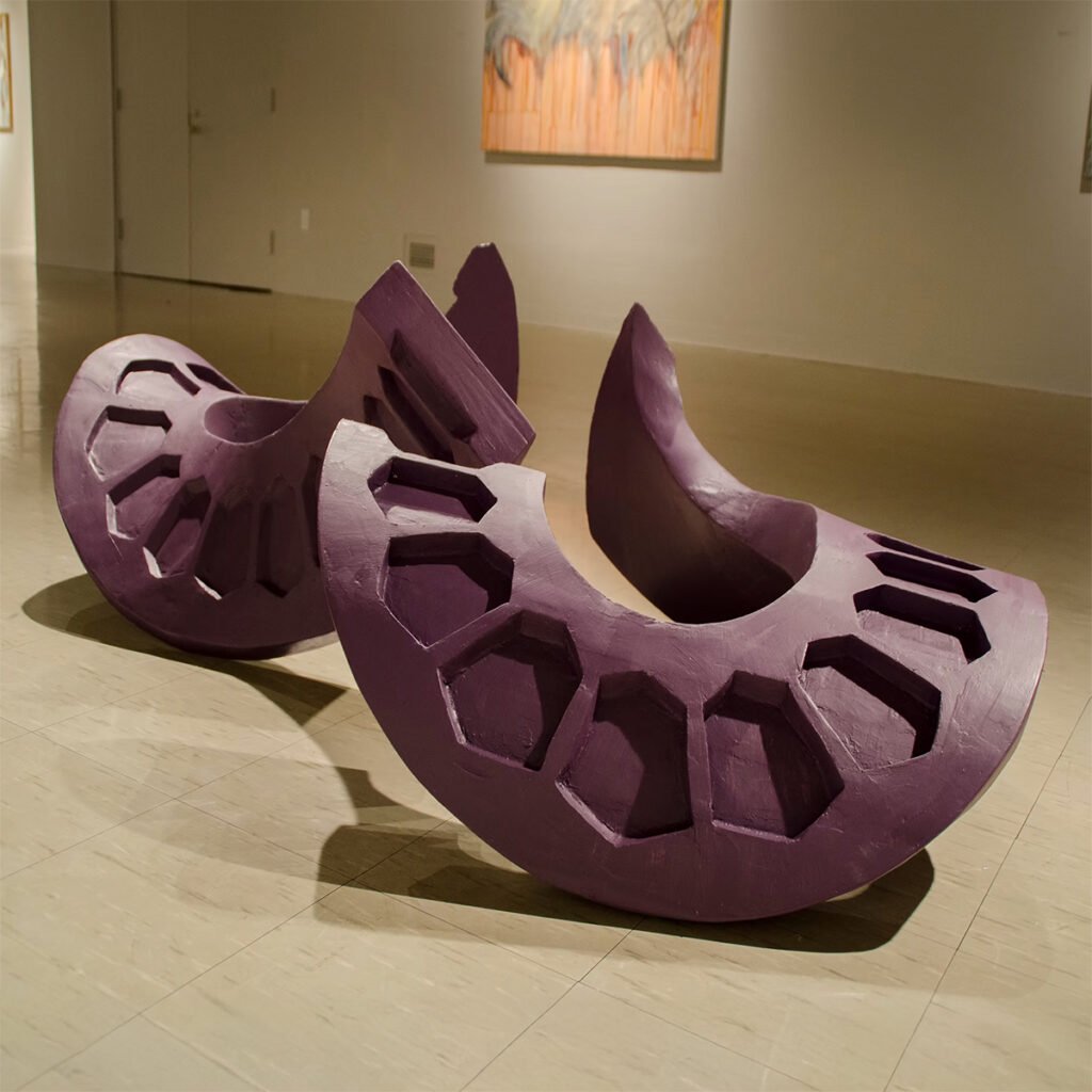 Sculptor Jennifer Kirkpatrick sculptor instillation image