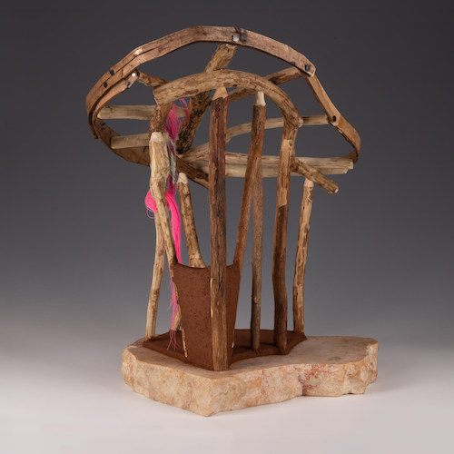 Alchemist Rest sculpture by Carteret Banks