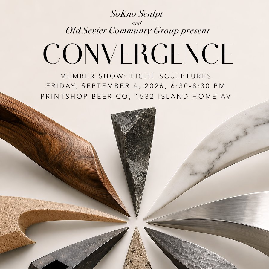 Convergence SoKno Sculpt member show Invite